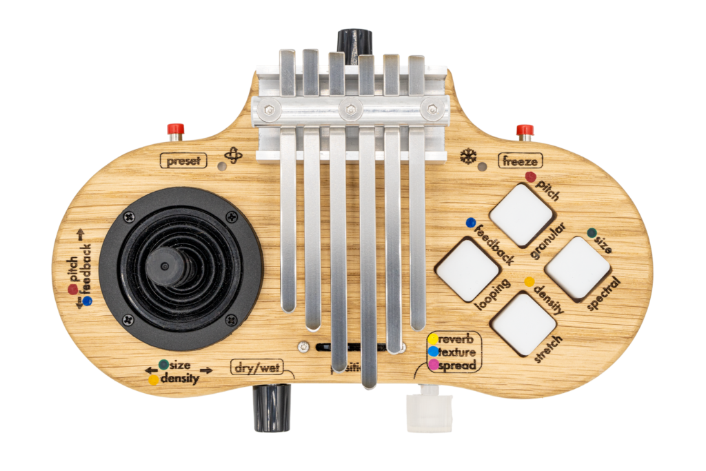 Grain Kalimba 2.0 von oben, freigestellt